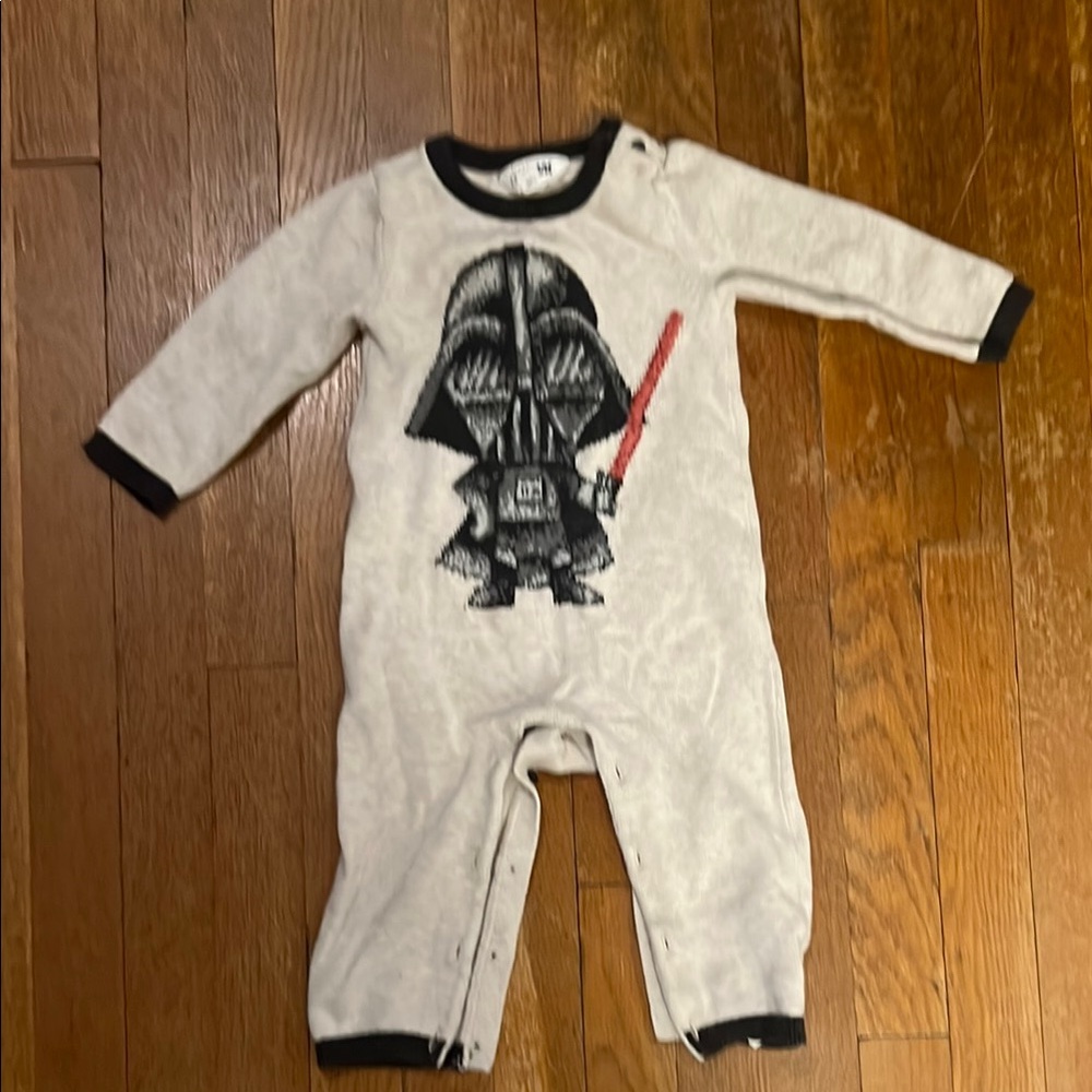 Kids knit One Piece with Darth Vader
